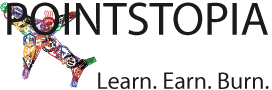 Pointstopia. Learn. Earn. Burn.